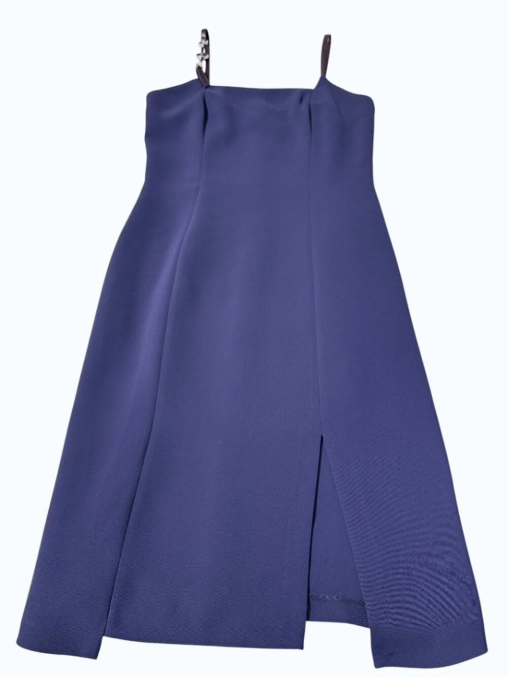 Women's Vintage Manigance Paris Deep Navy/Purple Tone Sheath Dress, Size 38